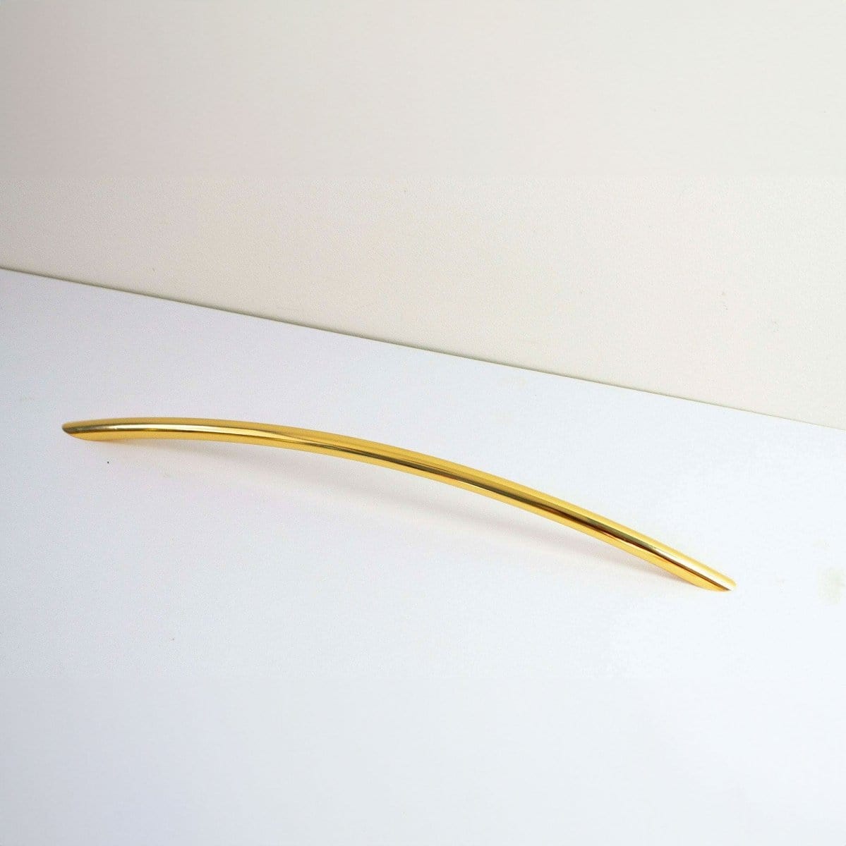 Brass Bow Drawer Handles, Brass cabinet Pull, curve bar handle