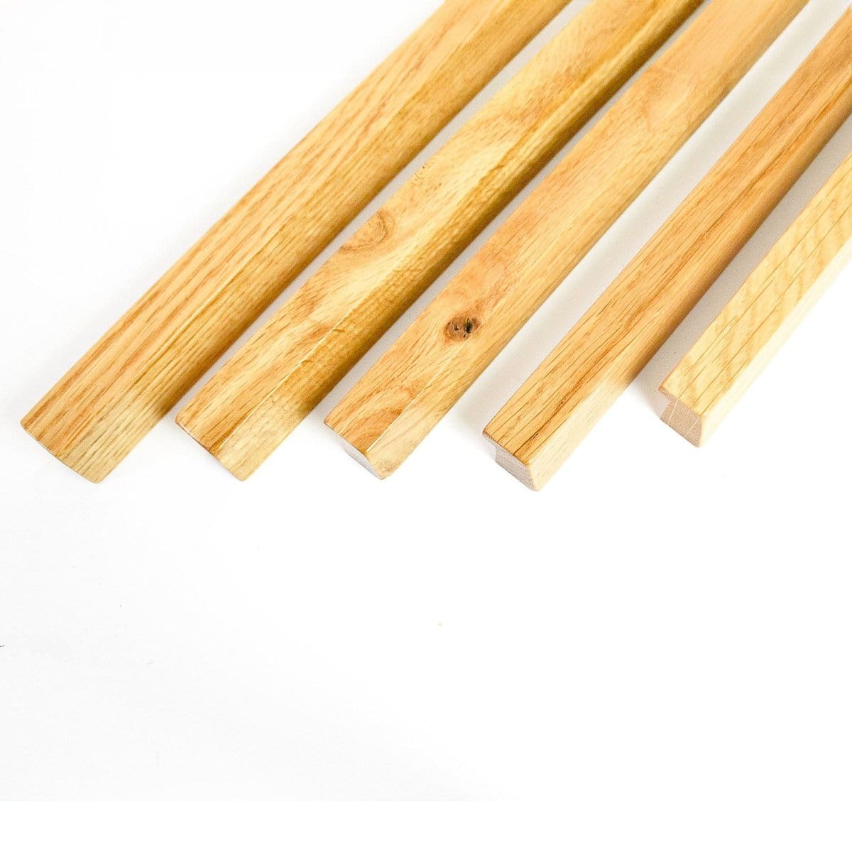 Long Wooden Handle Oak Drawer Pulls, Oak cabinet pulls or wooden wardrobe handles