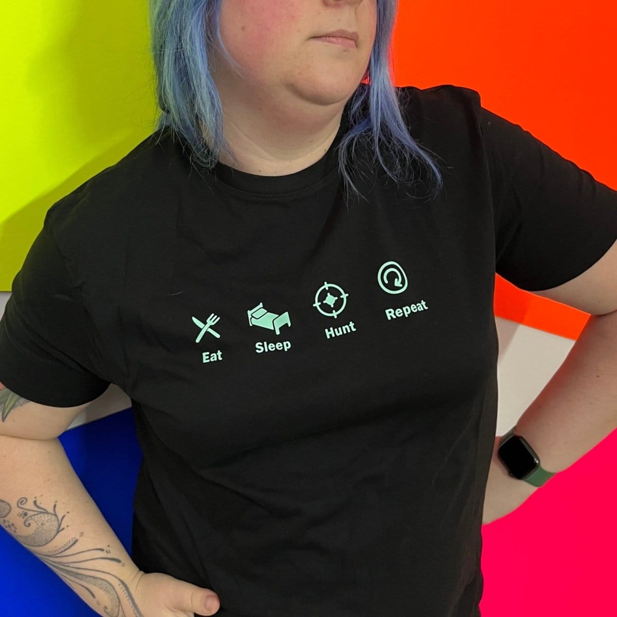 Eat sleep hunt repeat unisex T Shirt, minimalist T Shirt,