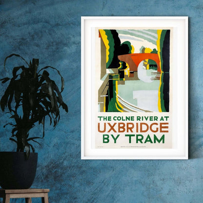 Uxbridge vintage travel posters UK, vintage travel print