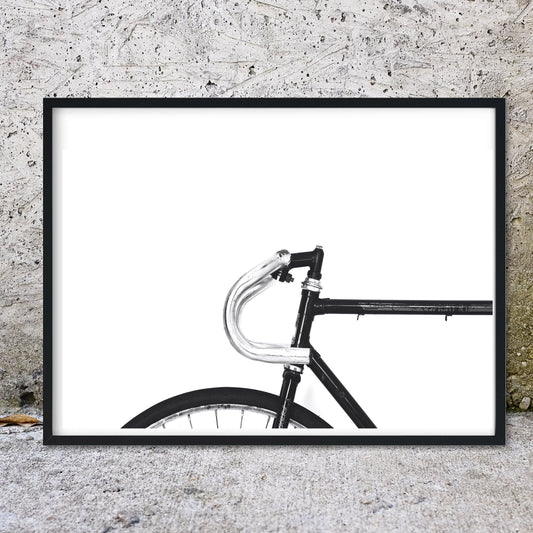 Minimalist bike photography print Photography Prints