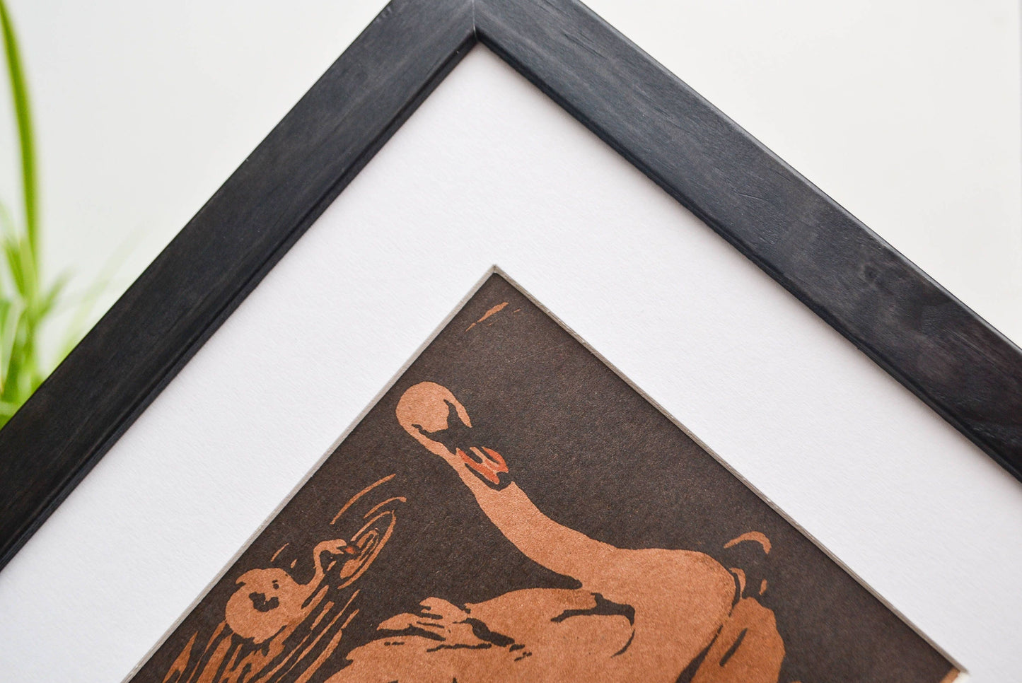 Vintage Horse print - Square Art Framed farm Nursery animal print