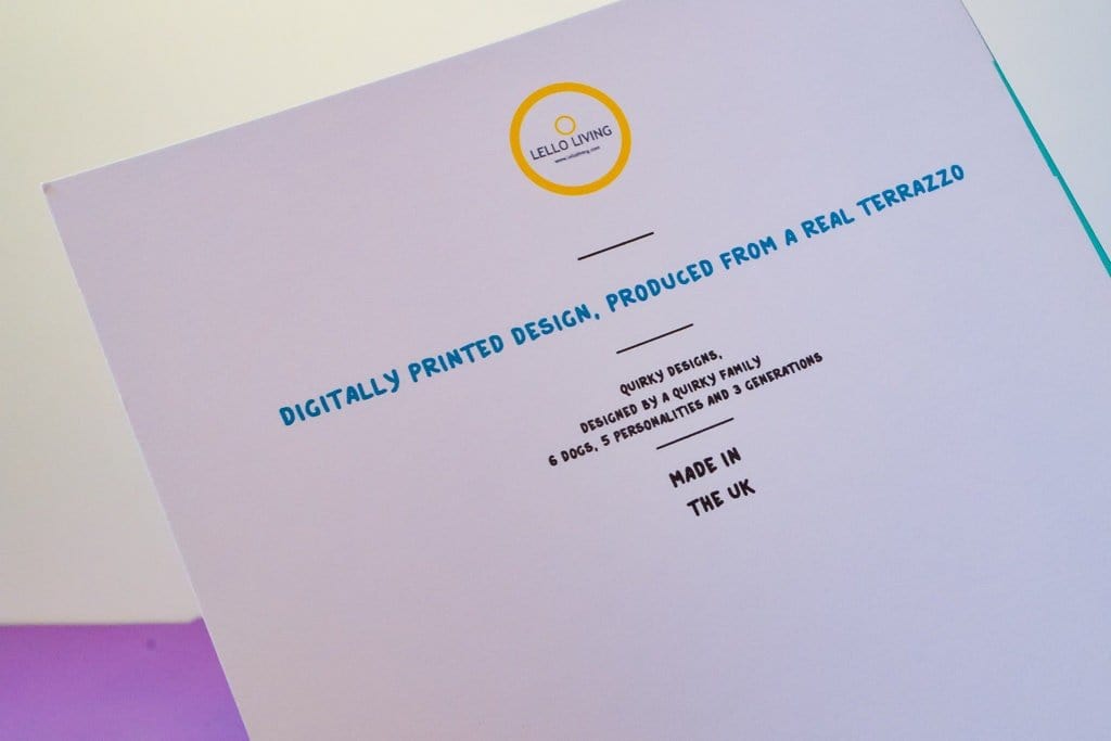 Congratulations Orange Terrazzo Greetings Card, congrats card