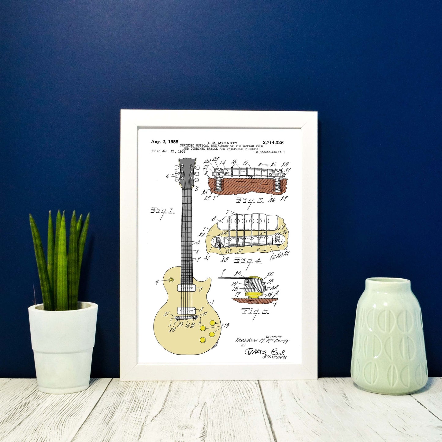 Digital Download Gibson Les Paul Guitar printable