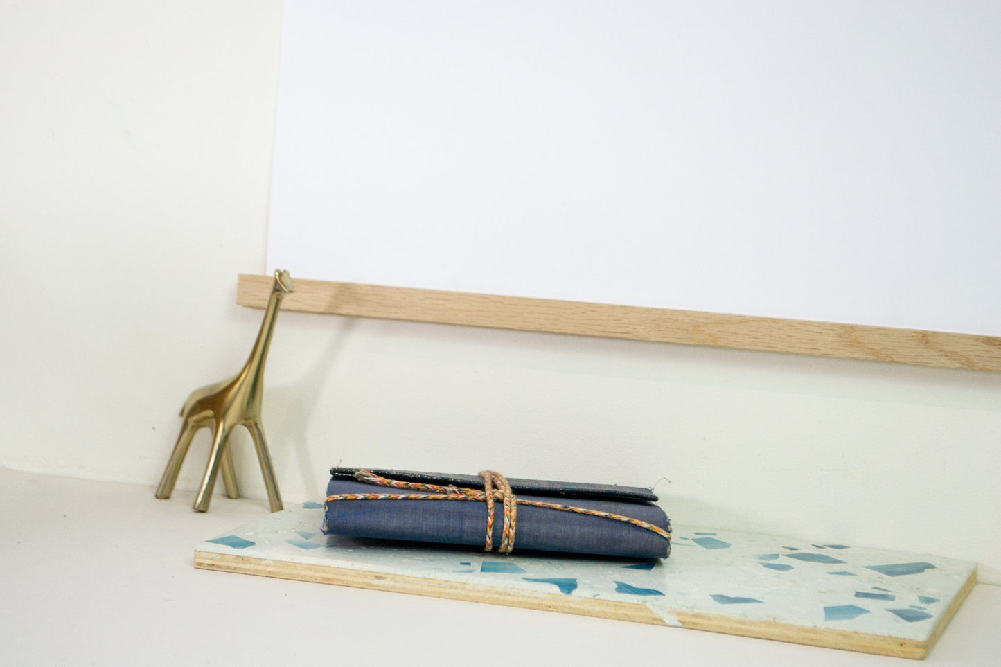 Oak Magnetic Poster Hangers, Solid wood poster hanging kit picture frame