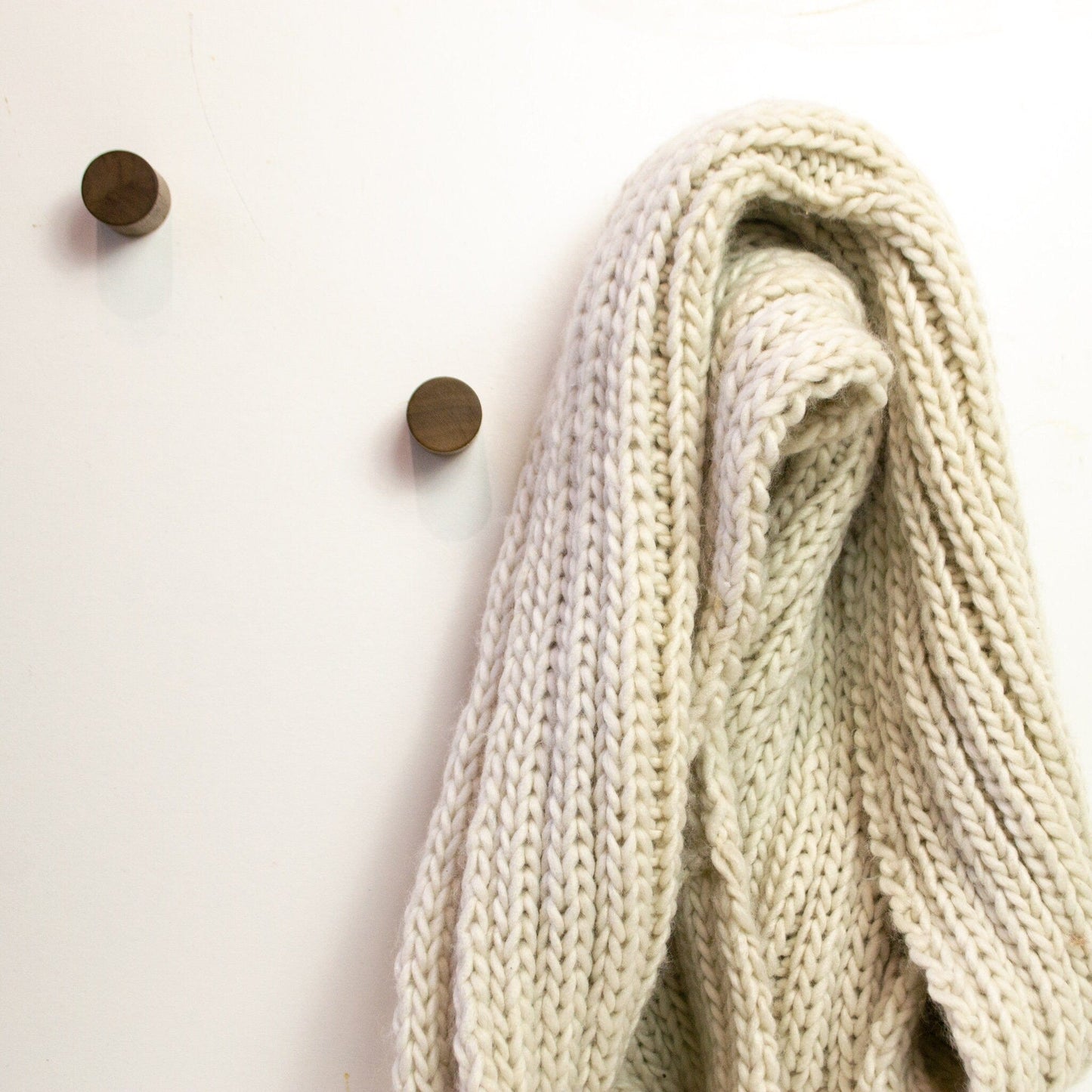 Small Walnut Wood Wall Hook, Minimalist coat hook, modern wall hook, Walnut towel hook peg hook for wall storage hook