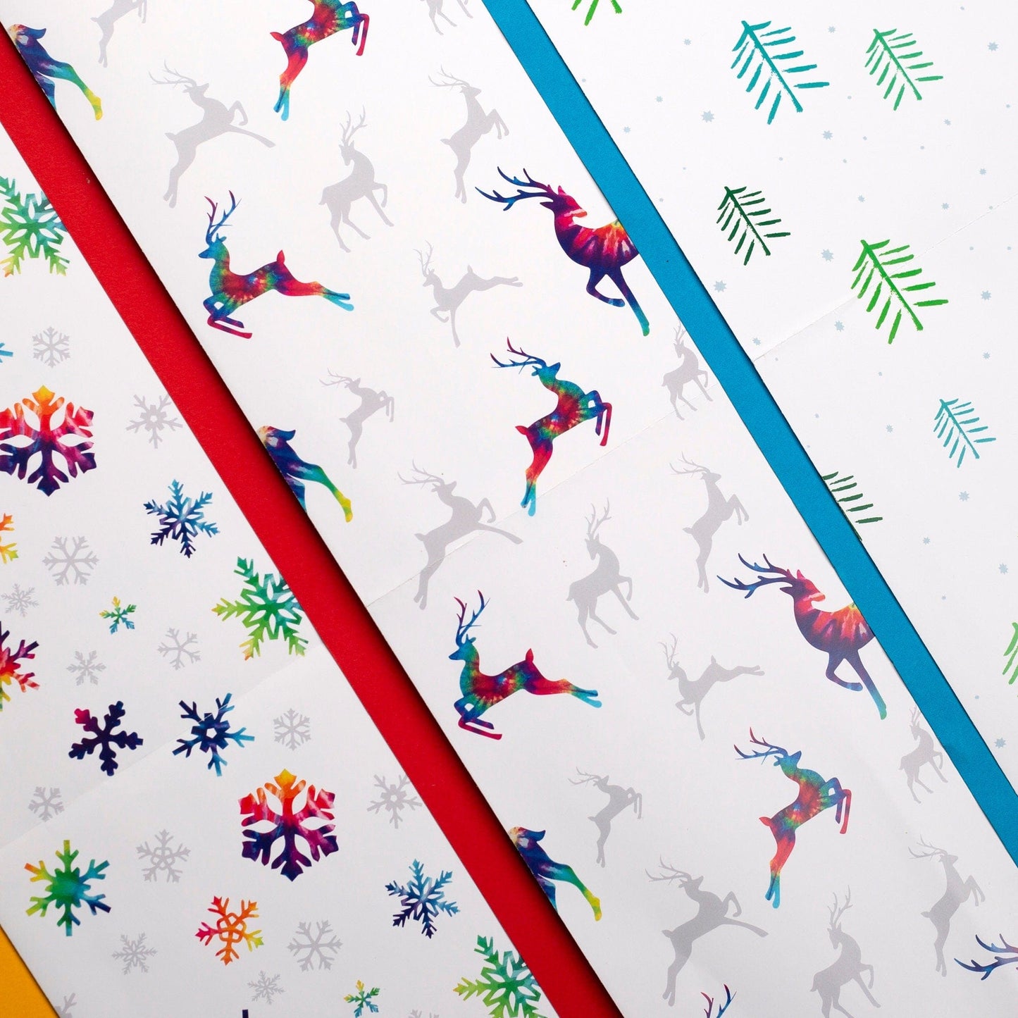Snowflake Wrapping Paper, Christmas White Wrapping paper set Wrapping paper
