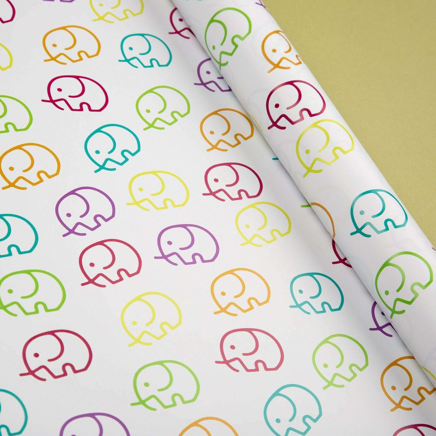 Baby Elephant Wrapping Paper Set