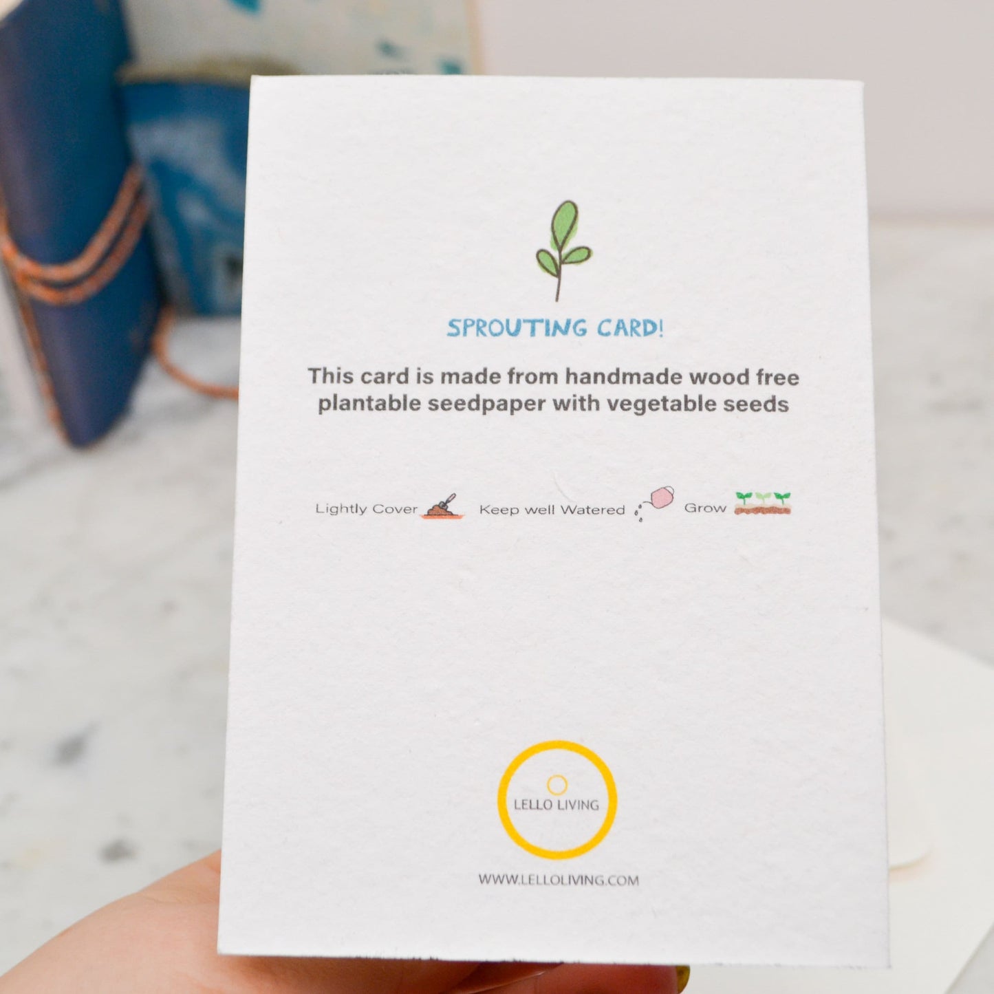 Fathers Day Minimalist Plantable Seed Paper Card