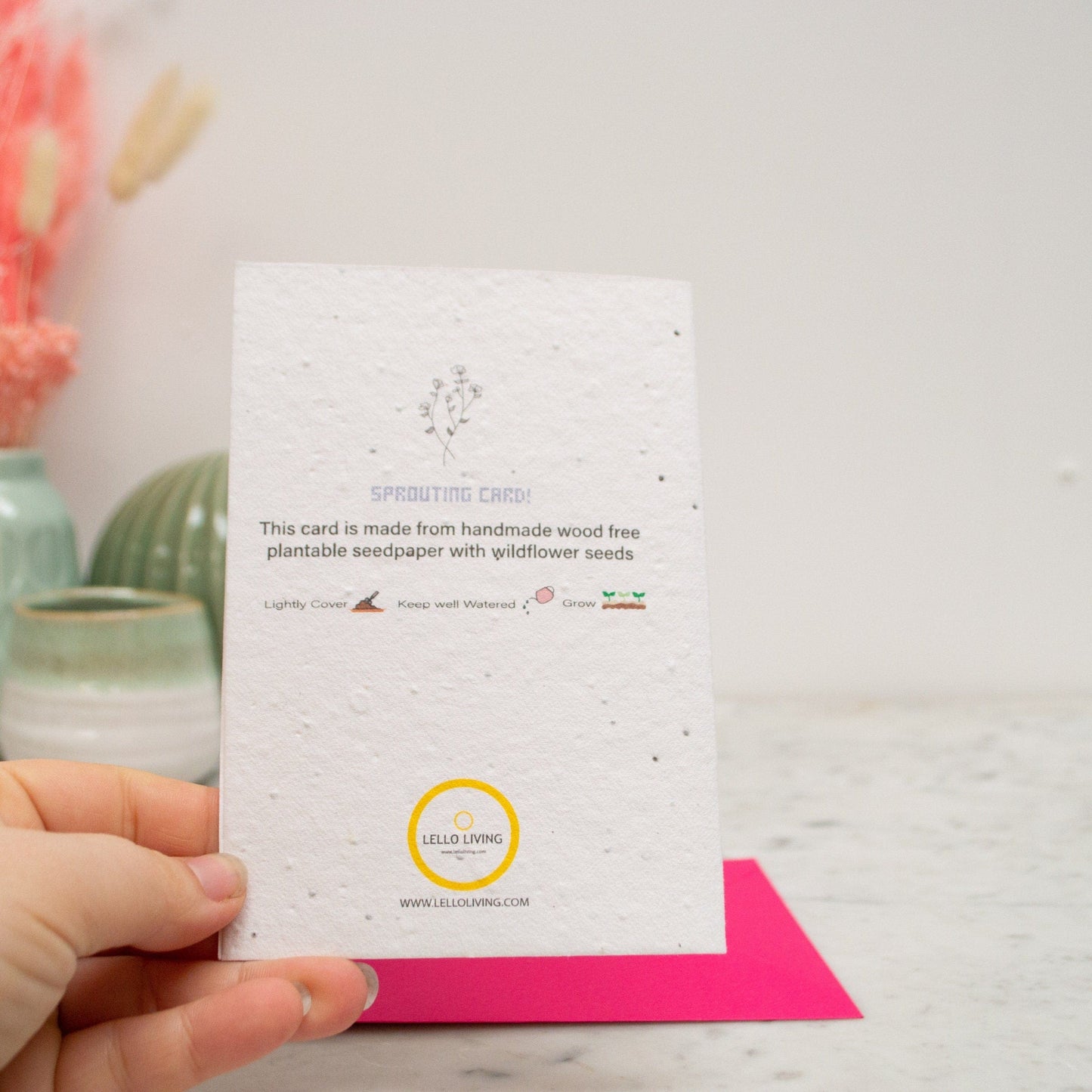 Easter Card, Plantable Seed Paper Card