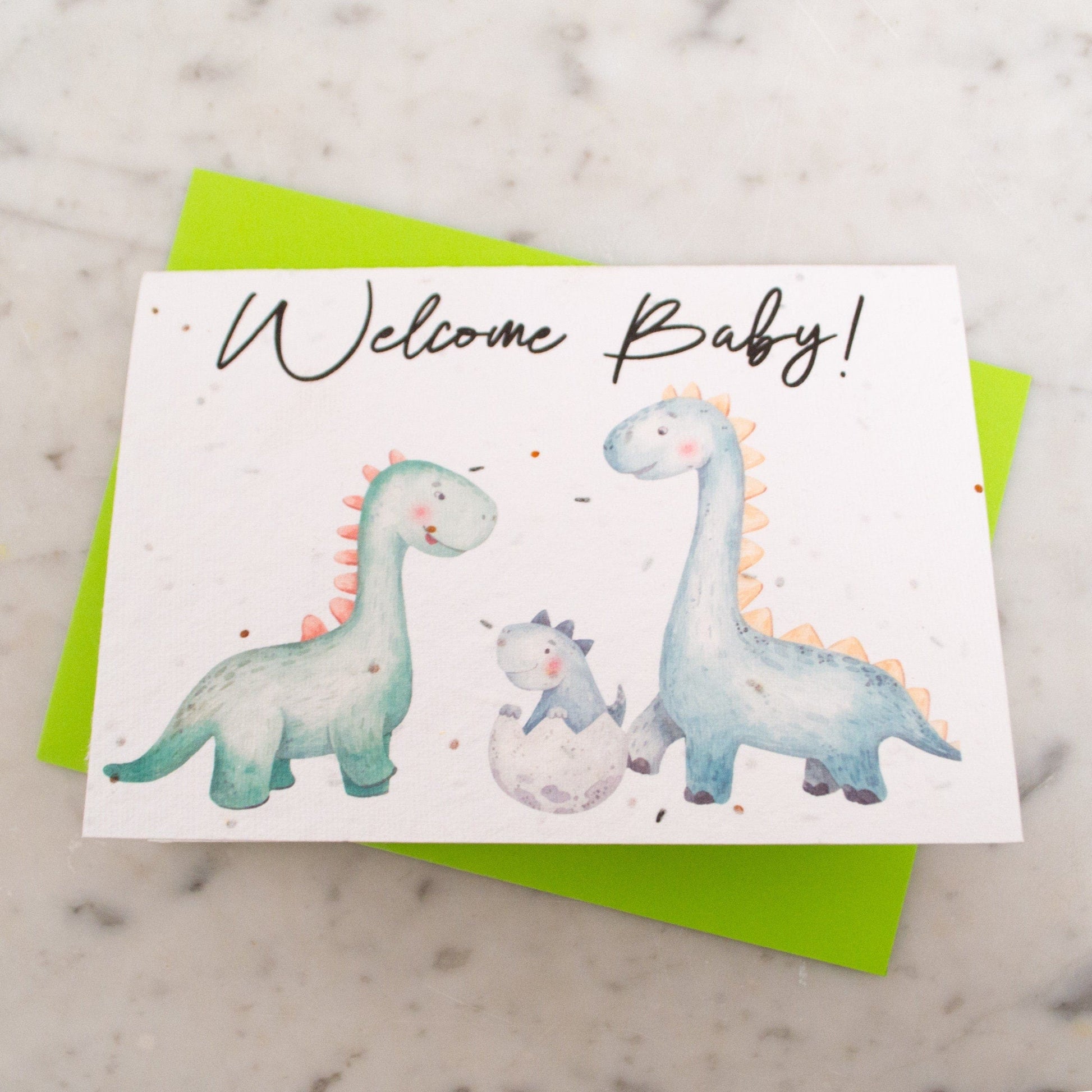 New Baby Dinosaurs Plantable Seed Paper Card
