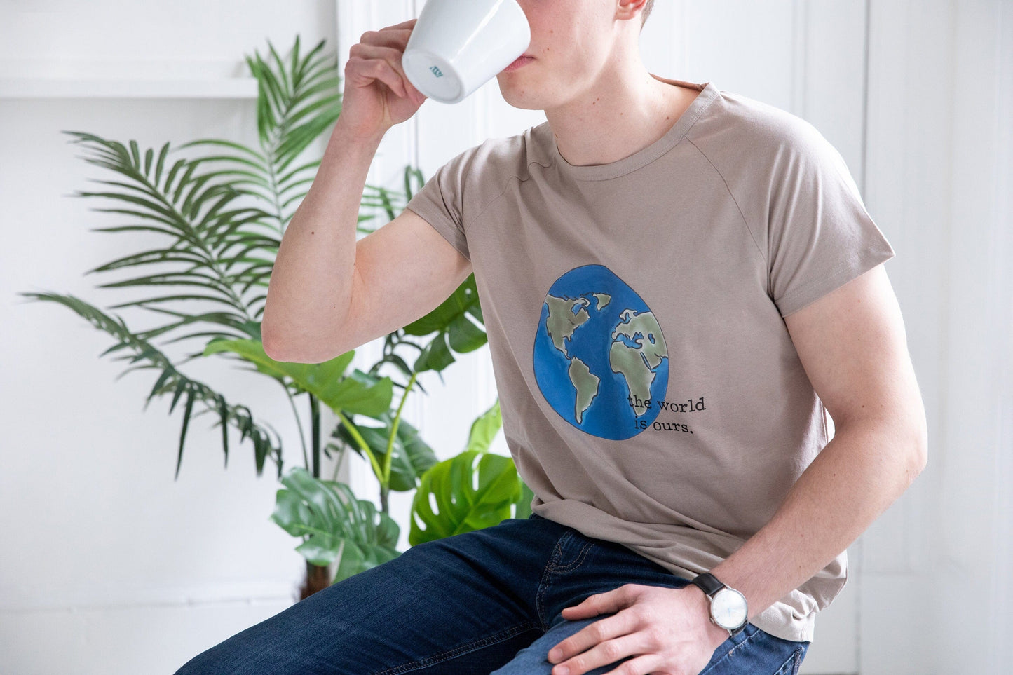 The world is ours Unisex earth day tee eco friendly gift world t shirt