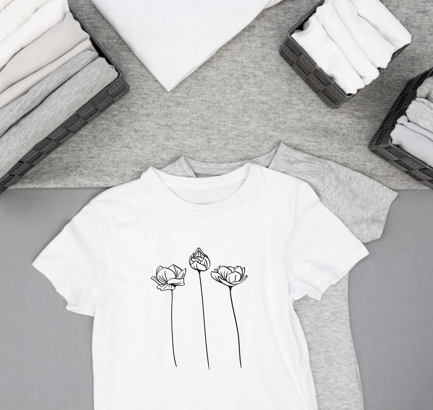 Wild Meadow Flowers Womens t shirt, floral wildflowers t shirt