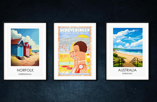 Travel Art: From vintage travel posters to modern travel prints