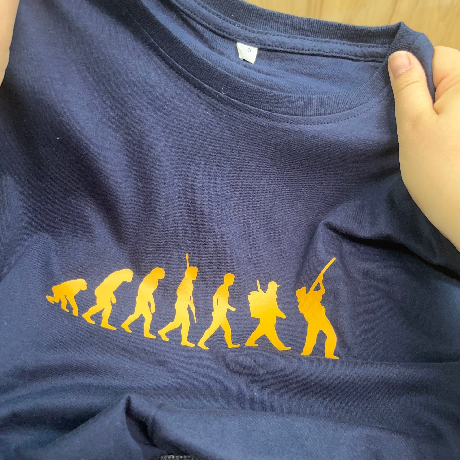 Darwin’s Evolution of Hunter unisex T Shirt, minimalist T Shirt,