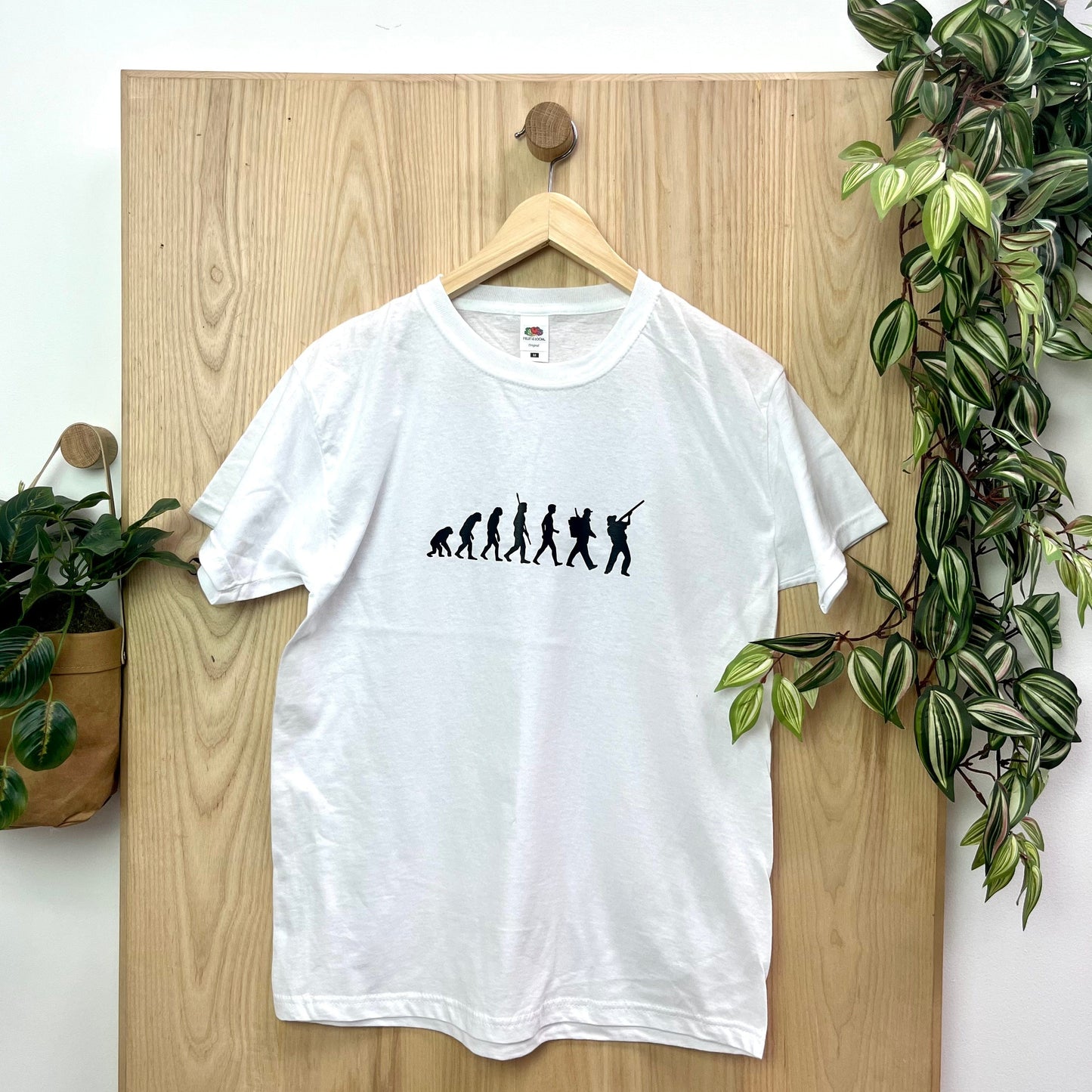 Darwin’s Evolution of Hunter unisex T Shirt, minimalist T Shirt,