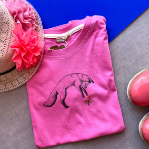 Fox T Shirt, Animal t shirt fox gifts for girls