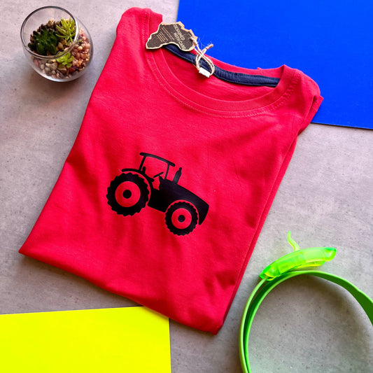 Tractor T Shirt, farmer birthday gift for kids tee, cute kids shirt