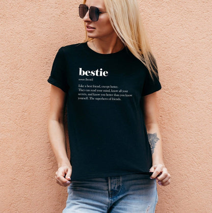 Bestie meaning definition T Shirt, best friend womens t shirt