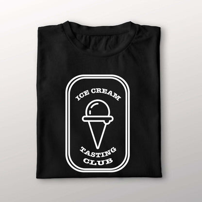 Kids t shirt with Ice Cream Tasting Club logo Ice cream t shirt