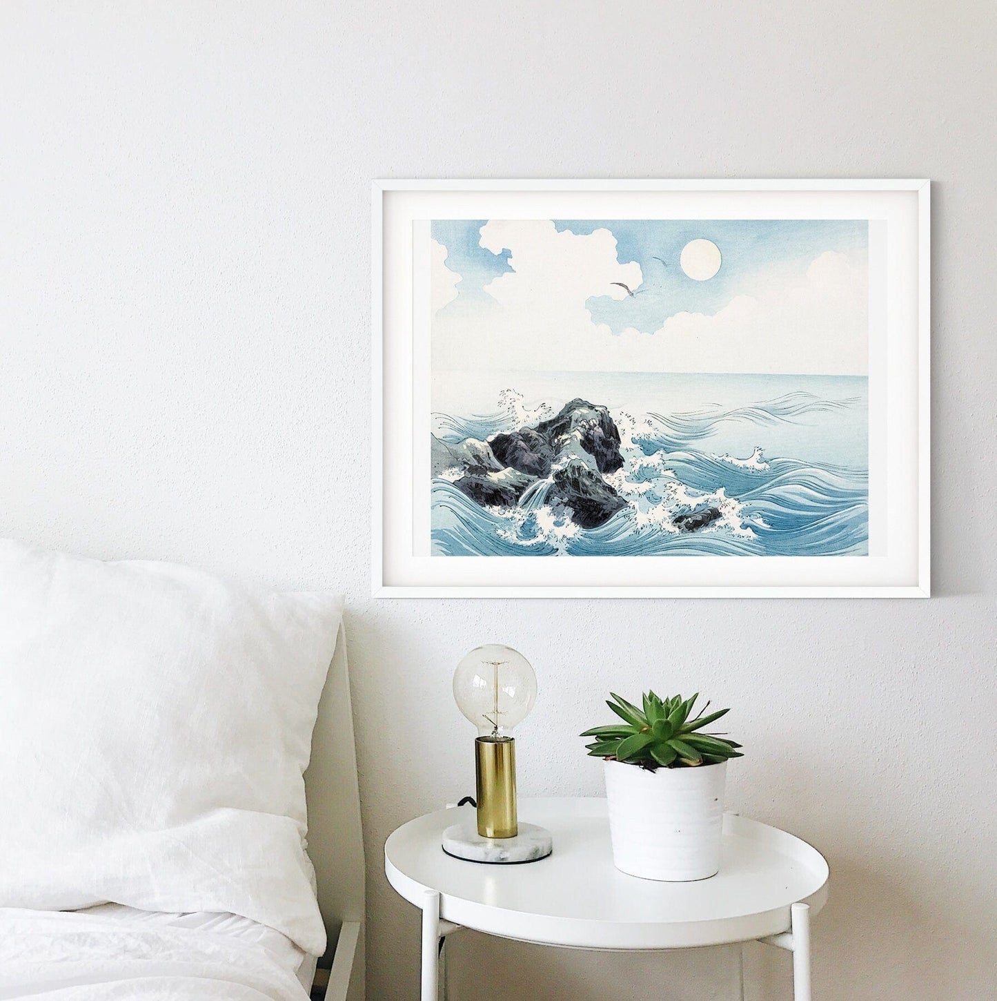 Japanese Wave Print, the wave Kojima Sea ocean prints, seascape prints Japanese Art Print