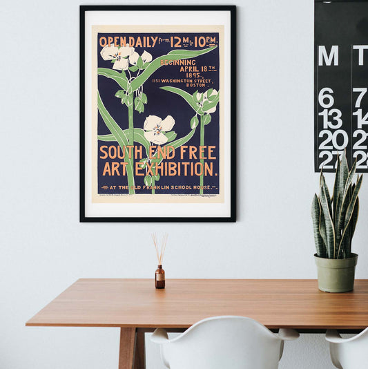 Exhibition poster, Art Deco Wall Art exhibition print Vintage Advertising Prints