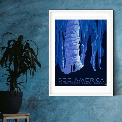 See America Travelling prints, vintage travel poster