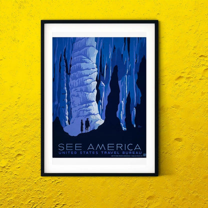 See America Travelling prints, vintage travel poster