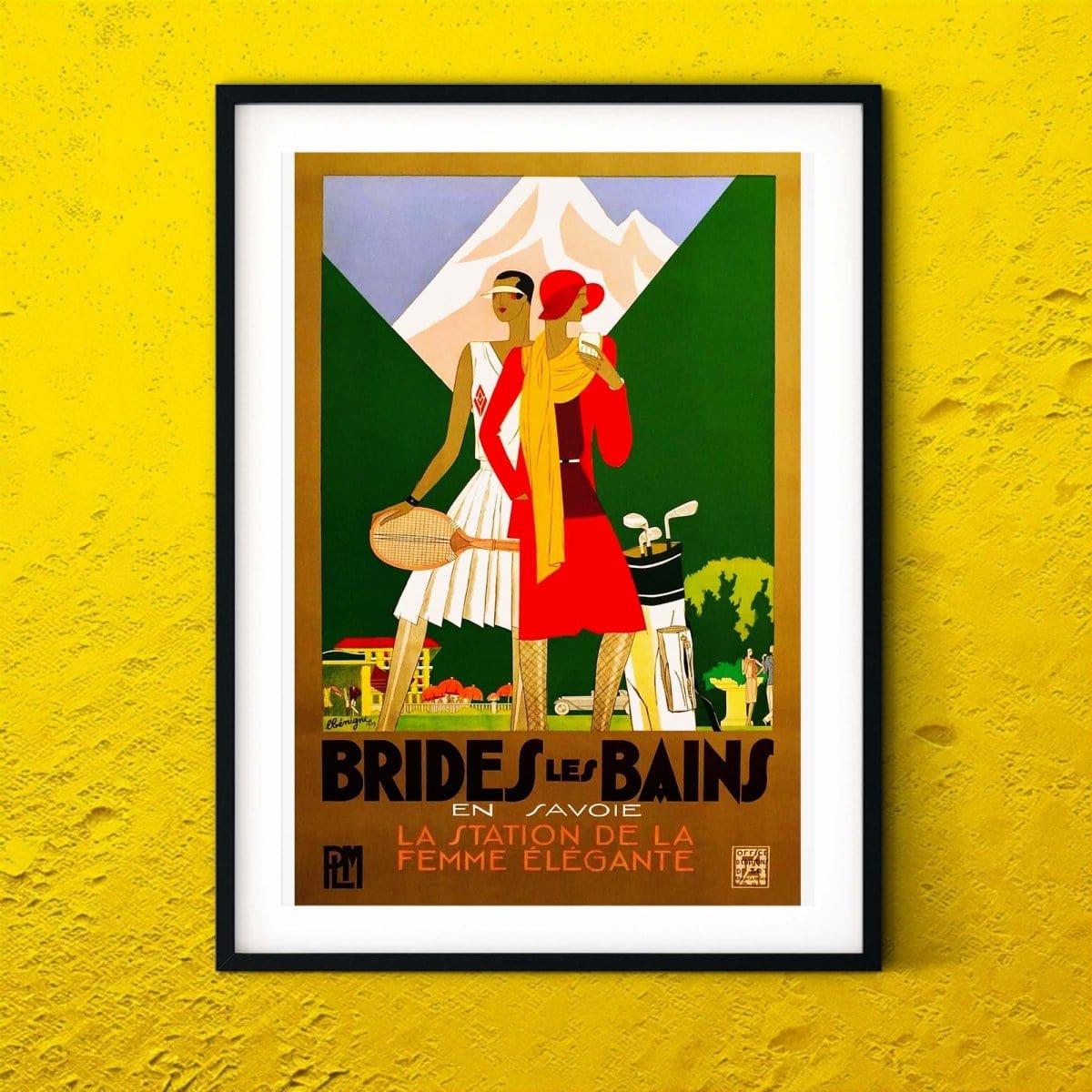 French art deco travel posters, vintage travel print