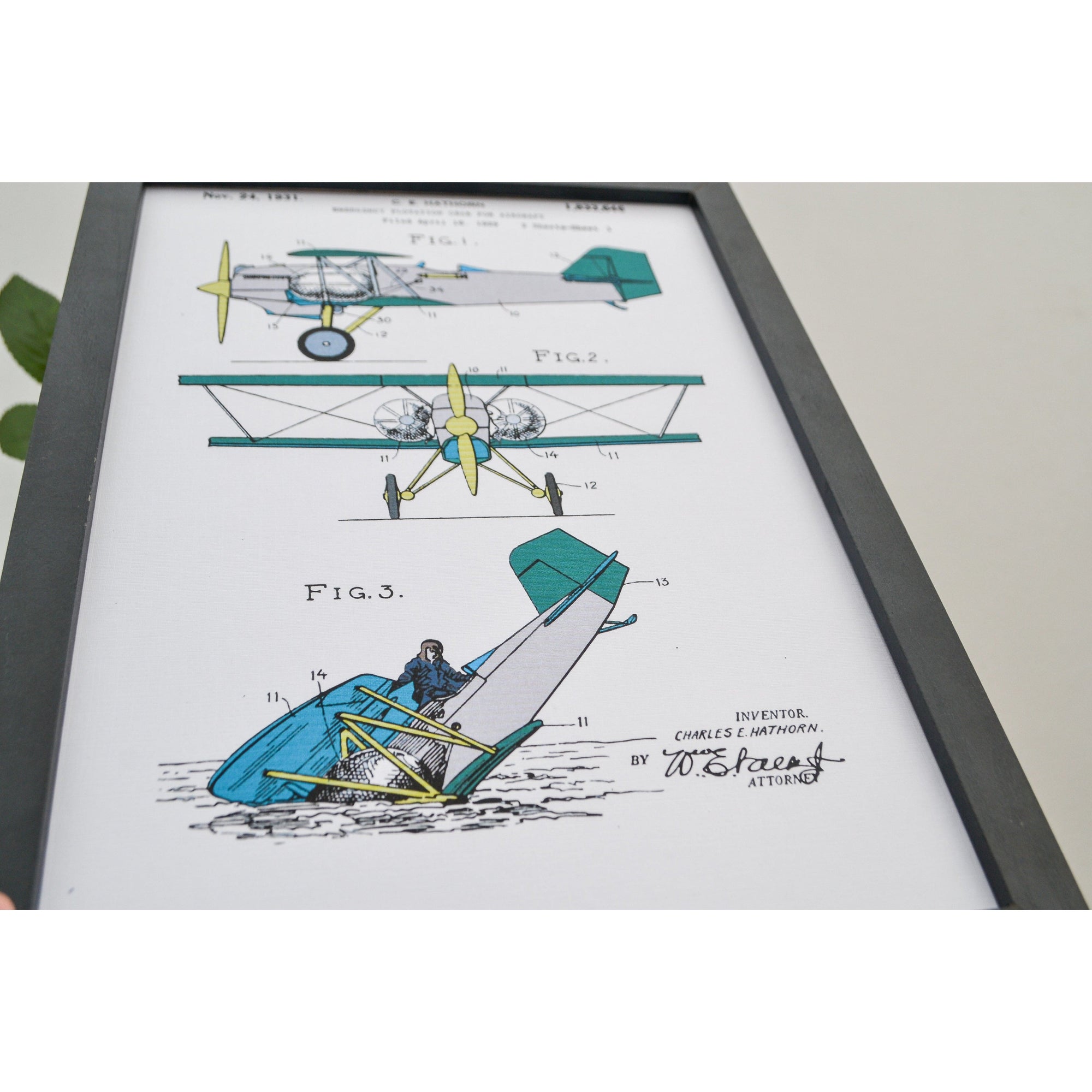 Aircraft emergency flotation Patent Print patent prints