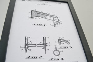 Football Goal Patent Print, football poster patent print