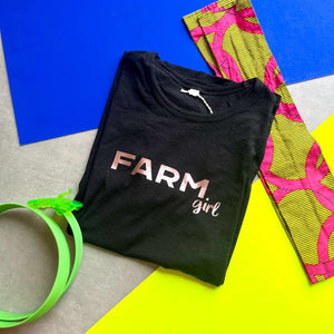 Women's Farm Girl horse riding top, farmer gifts women's farm shirt