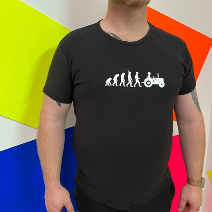 Darwin’s Evolution of Farmer unisex T Shirt, farm Shirts