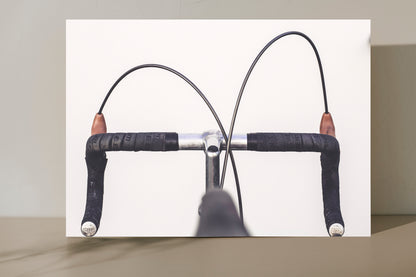 Minimalist bike handlebars photography print Photography Prints