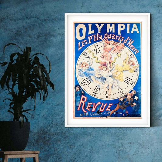 Olympia French Advertising Print, vintage concert posters