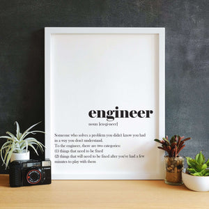 Engineer definition print, meaning of engineer print quote prints