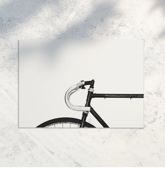 Digital Download, Black and White Bicycle photography printable