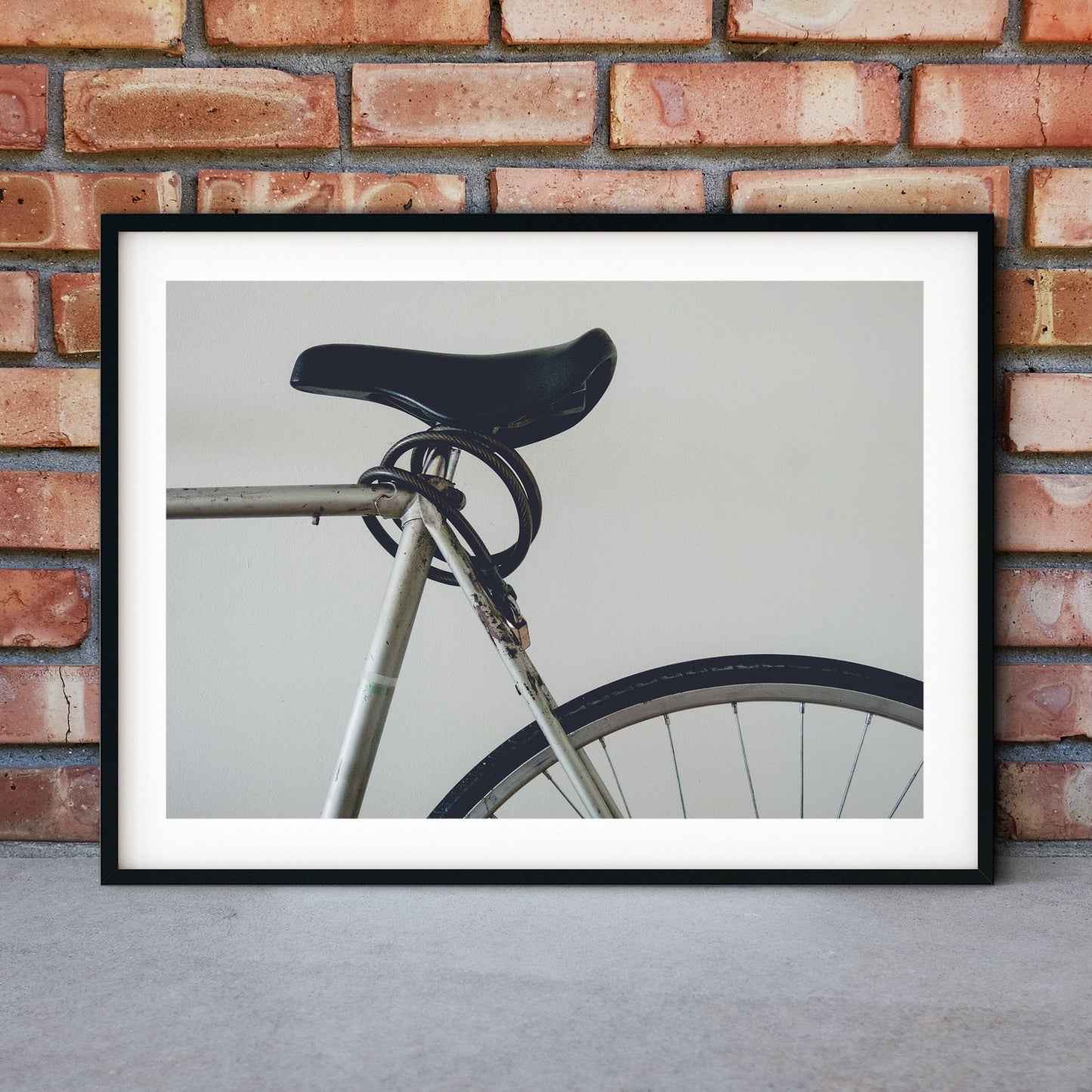 Modern Bicycle Print, Black And White Bike Wall Art, Saddle Poster, Minimalist Art bike print, bicycle wall art