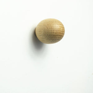 Small oval Oak Knobs, wooden drawer knobs, wood cabinet knobs
