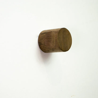 Walnut Knobs, Small wooden drawer knobs, Walnut cabinet handles