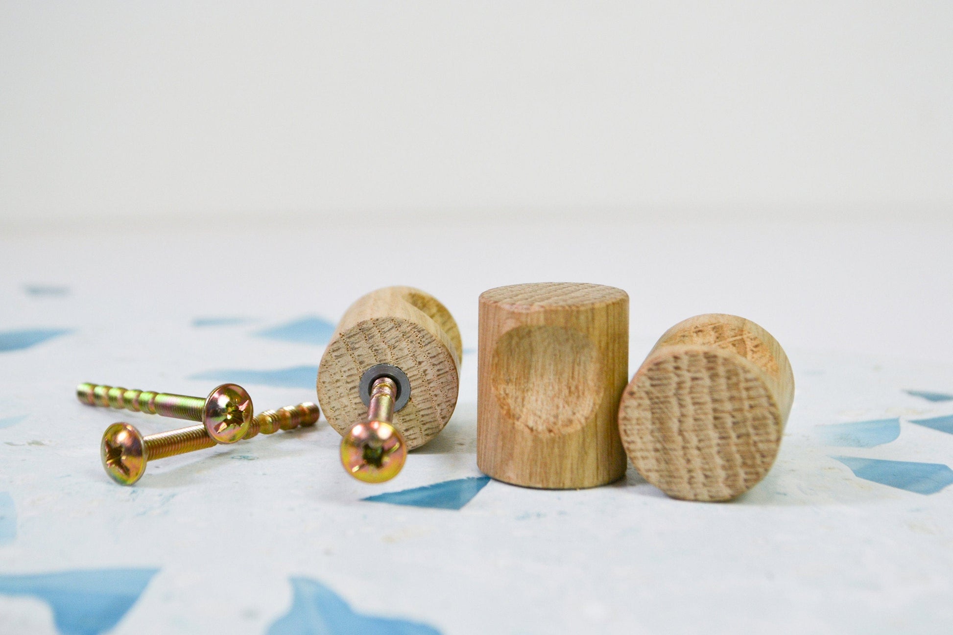 Small Oak Knobs, wooden drawer knobs, wood cabinet knobs