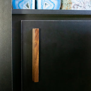 Handmade Walnut Handle, Walnut drawer or cabinet pulls, wardrobe wooden handle homewares
