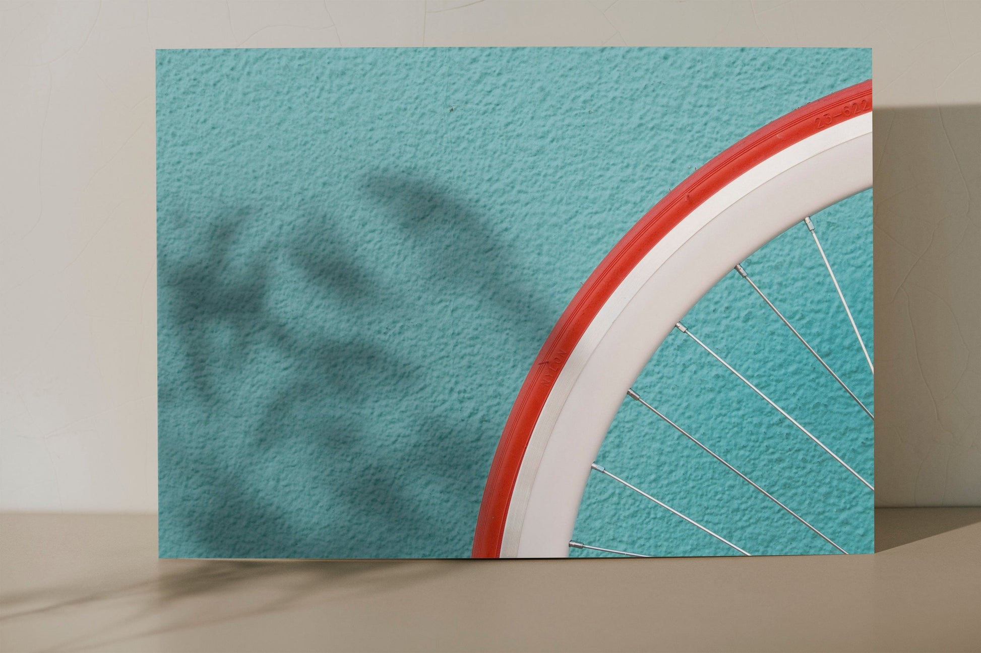 Digital Download Bike wheel printable poster instant download