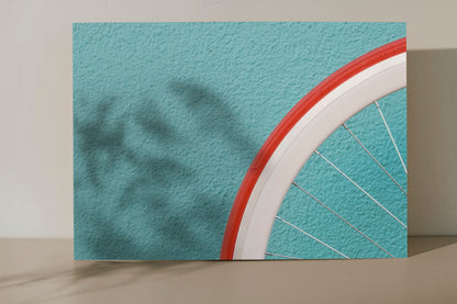 Modern Bicycle Print, Bike Wall Art, Wheel Poster, Minimalist Art bike print, cycling wall art cyclist gift