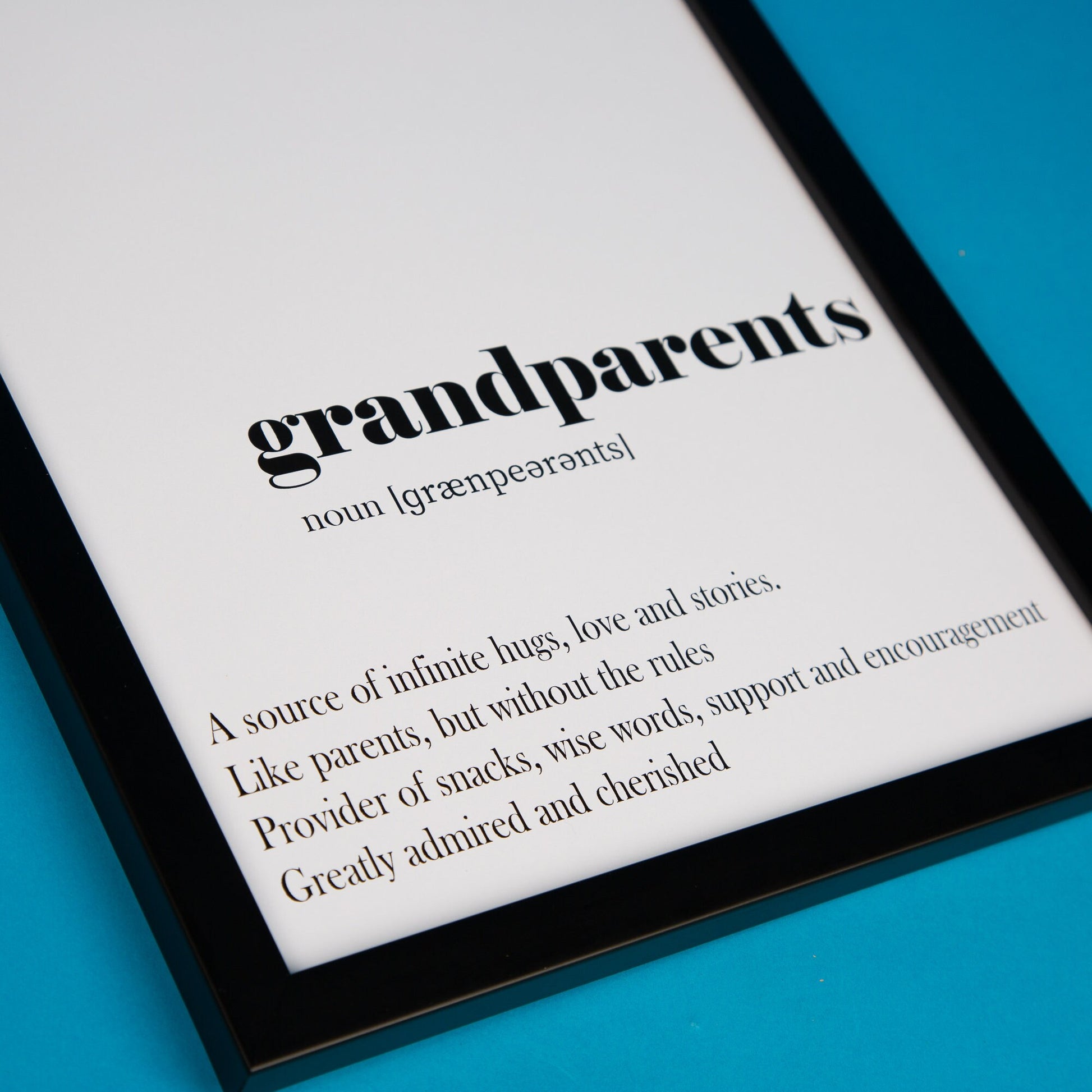 Personalised Grandparents Print and Homewares Gift Set