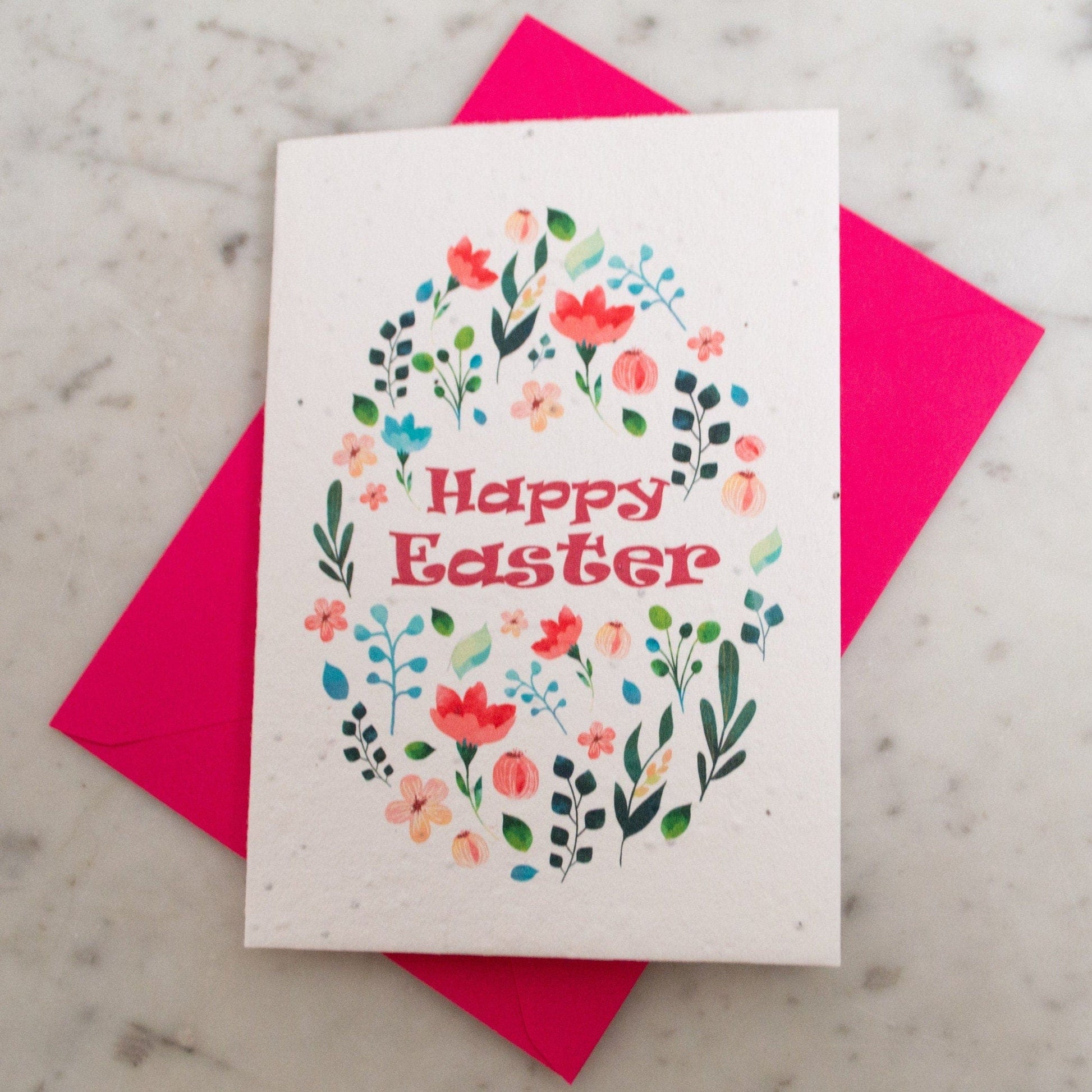 Easter Card, Plantable Seed Paper Card