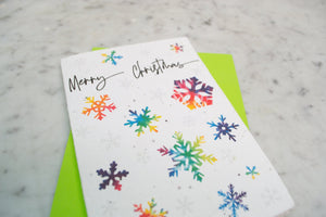 Snowflake Plantable Seed Paper Christmas Card, eco xmas card, growable seedpaper Christmas, eco friendly recycled card