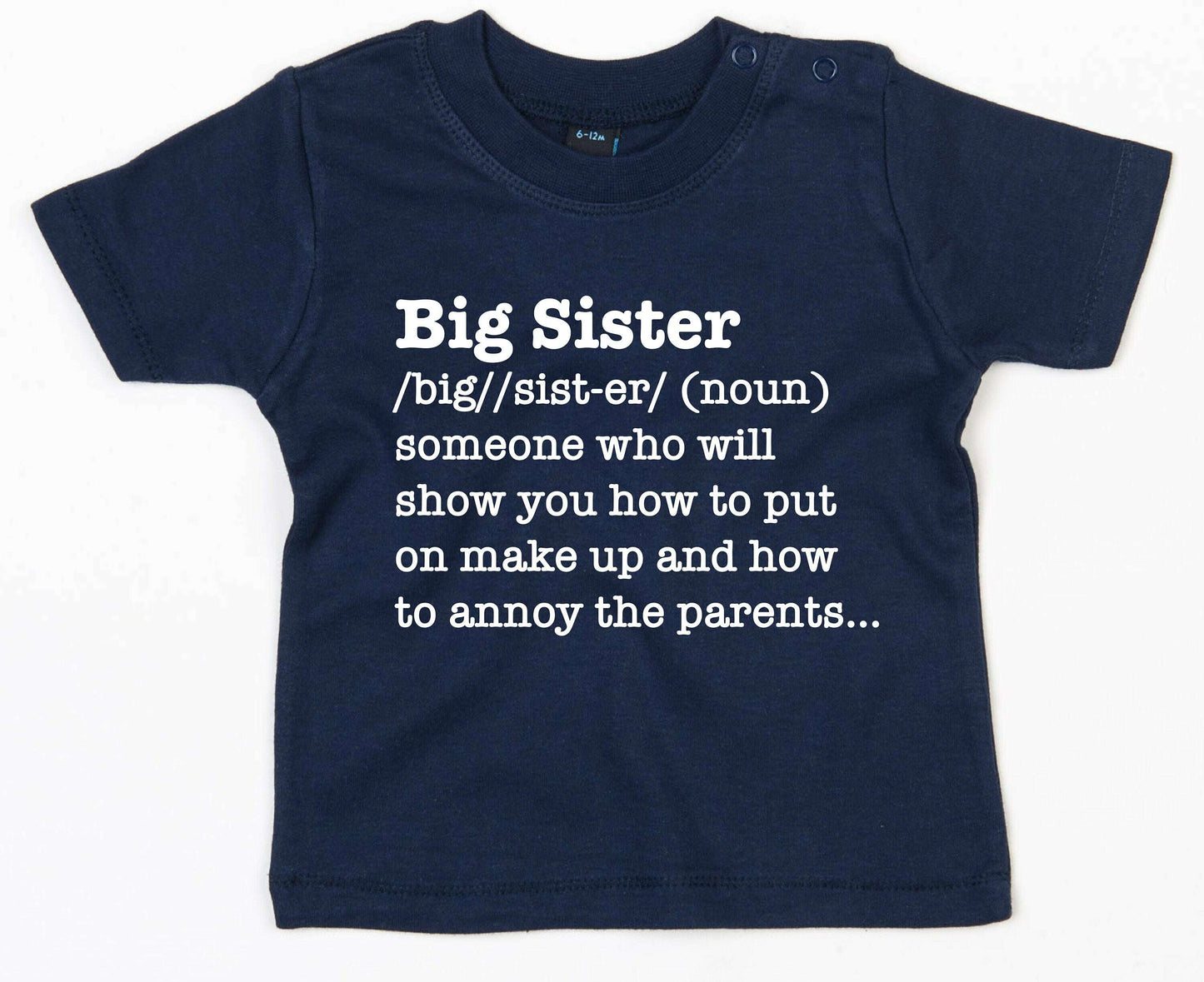 Big Sister Funny Definition T Shirt, Big sister Gift, Funny kids tee, cute kids shirt, cute kids clothes, girls sibling t-shirt