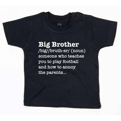 Big Brother And Little Sister Definition T Shirt Set, Sibling Matching Clothing, New sister sibling announcement shirt funny kids tee