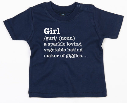 Girl Funny Definition T Shirt, girls tee Gift, cute toddler shirt, one two year old cute kids clothes, sibling t shirt